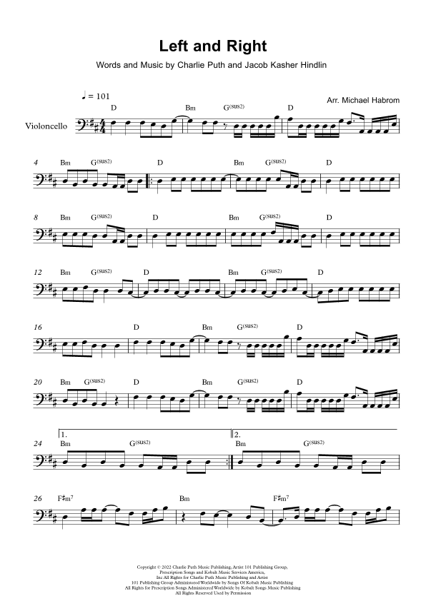 Left And Right (arr. Michael Habrom)