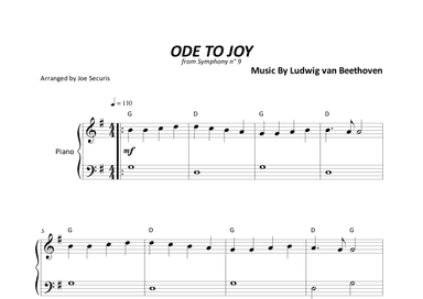 Ode To Joy (arr. Joe Securis)
