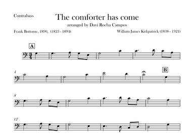 The comforter has come (arr. Davi Rocha Campos)