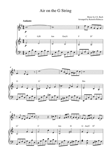 Air on the G String (arr. Kaiserin Rebecca)