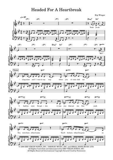 Headed For A Heartbreak (arr. Jussi Kontinen)