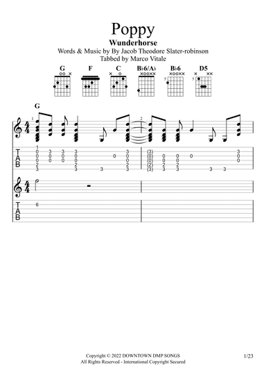 Poppy (arr. Marco Vitale)