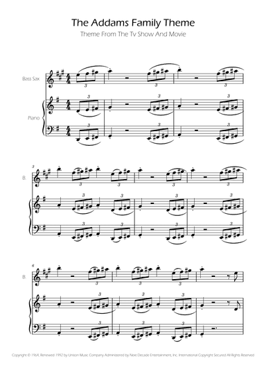 Addams Family Theme (arr. Ygor Nunes)