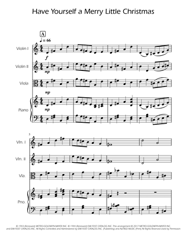 Have Yourself A Merry Little Christmas (arr. Ygor Nunes)