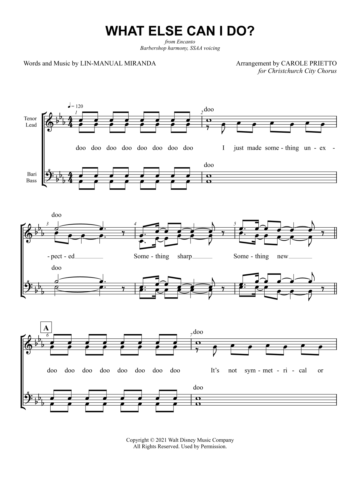 What Else Can I Do? (arr. CAROLE PRIETTO)