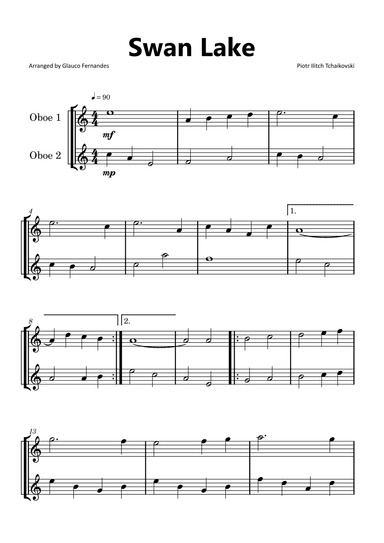 Swan Lake (arr. Glauco Fernandes)