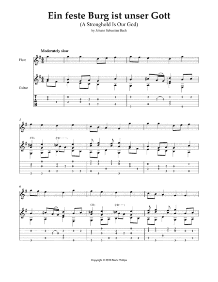 Ein feste Burg ist unser Gott (A Stronghold Is Our God) (arr. Mark Phillips)