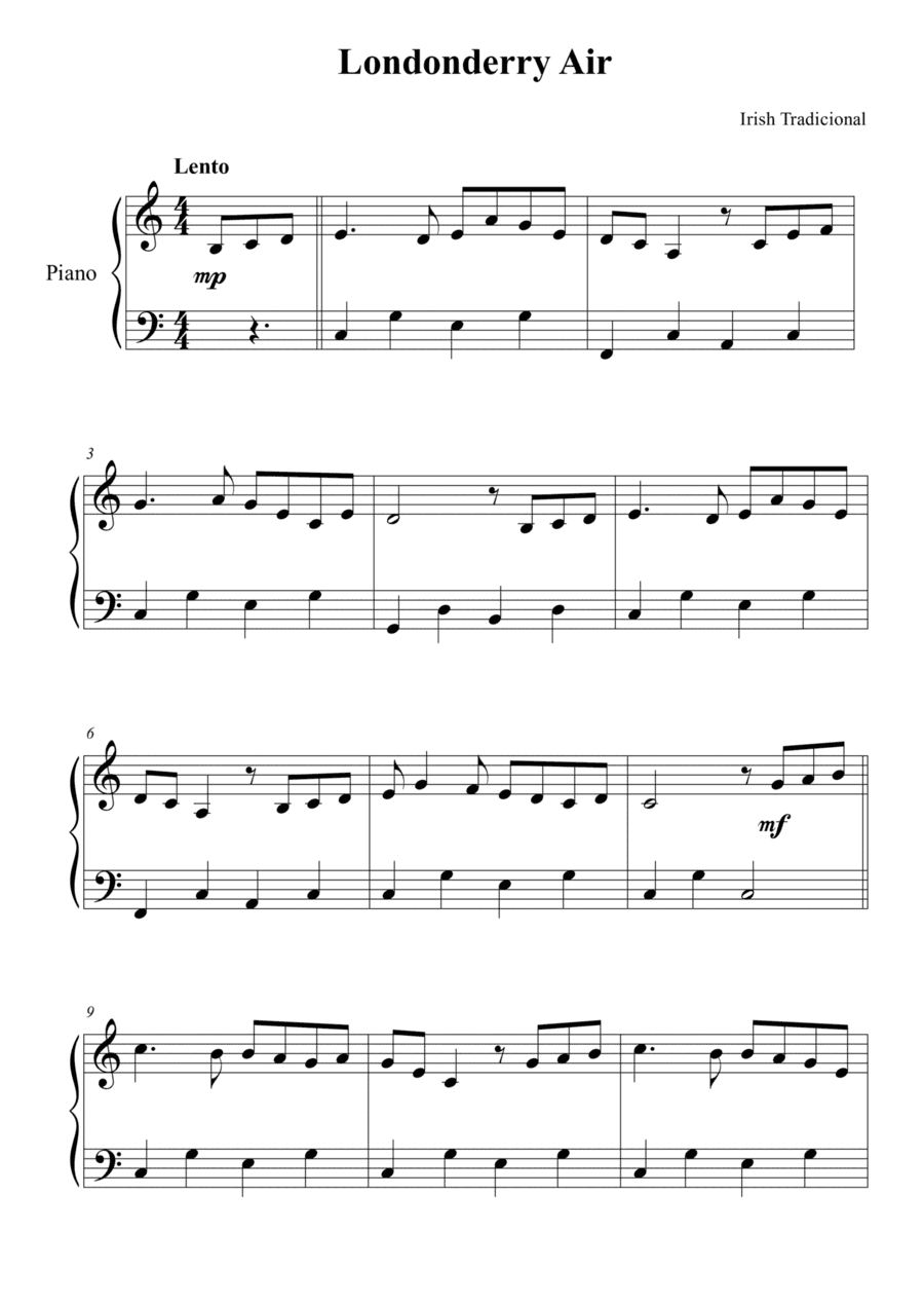 Londonderry Air (arr. Passoni Music)