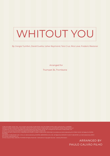 Without You (arr. Paulo Galvao Filho)