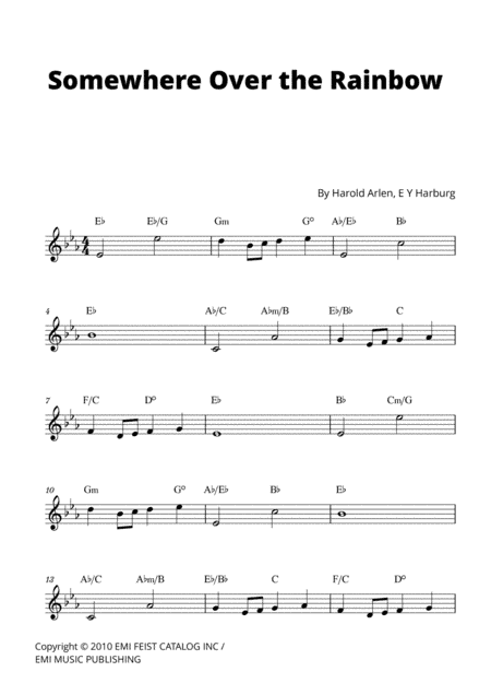 Over The Rainbow (arr. Cadenza Editions)