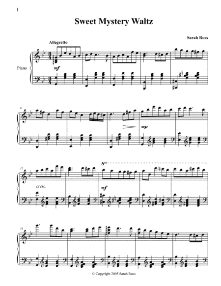 Sweet Mystery Waltz