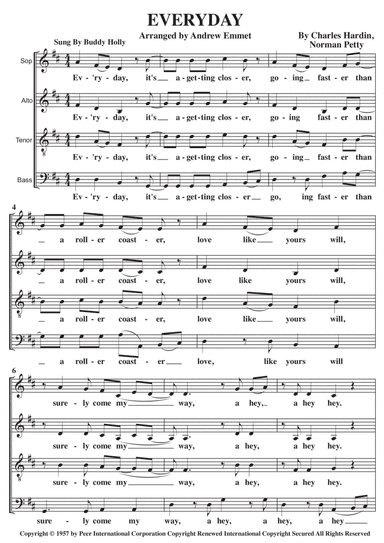 Everyday (arr. Andrew Emmet)
