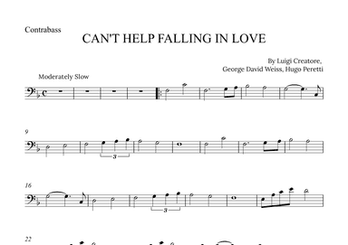 Can't Help Falling In Love (arr. Alex Nunes Rodrigues)