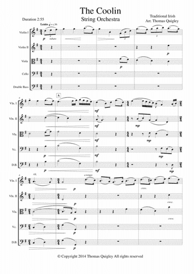 The Coolin (arr. Thomas Quigley)