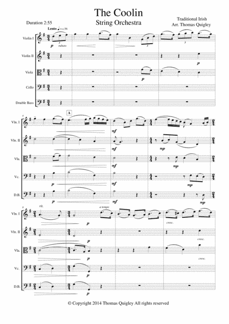 The Coolin (arr. Thomas Quigley)
