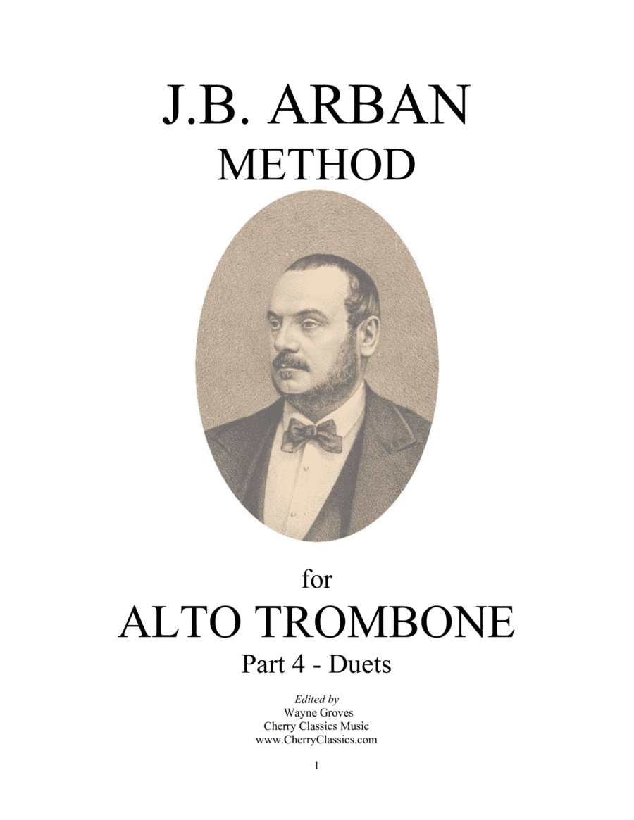 Arban Method for Alto Trombone Part 4 (arr. Wayne Groves)