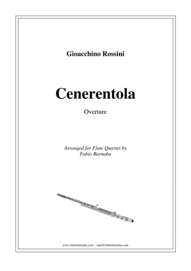 La Cenerentola - Overture for Flute Quartet (arr. Fabio Barnaba)