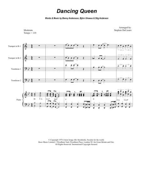 Dancing Queen (arr. Stephen DeCesare)