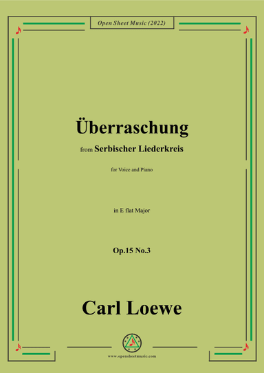 Loewe-Überraschung,in E flat Major,Op.15 No.3 (arr. OSM Press)