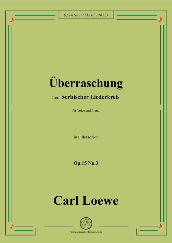 Loewe-Überraschung,in E flat Major,Op.15 No.3 (arr. OSM Press)