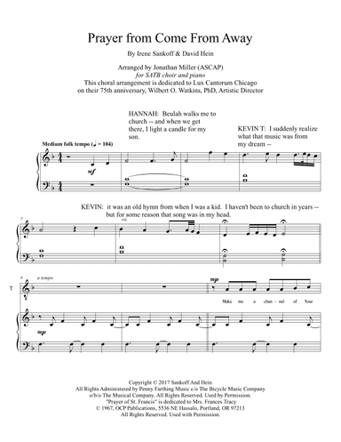 Prayer (arr. Jonathan Miller)