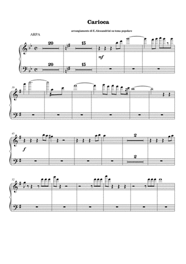 Carioca- harp (arr. Ester Alessandrini)