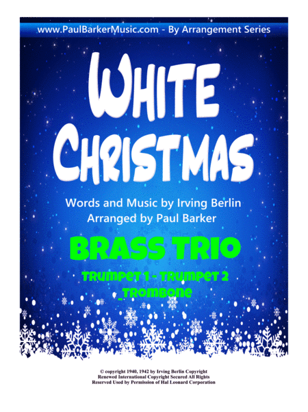White Christmas (arr. Paul Barker)