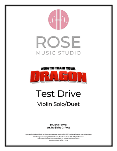 Test Drive (arr. Elisha G. Rose - Rose Music Studio)