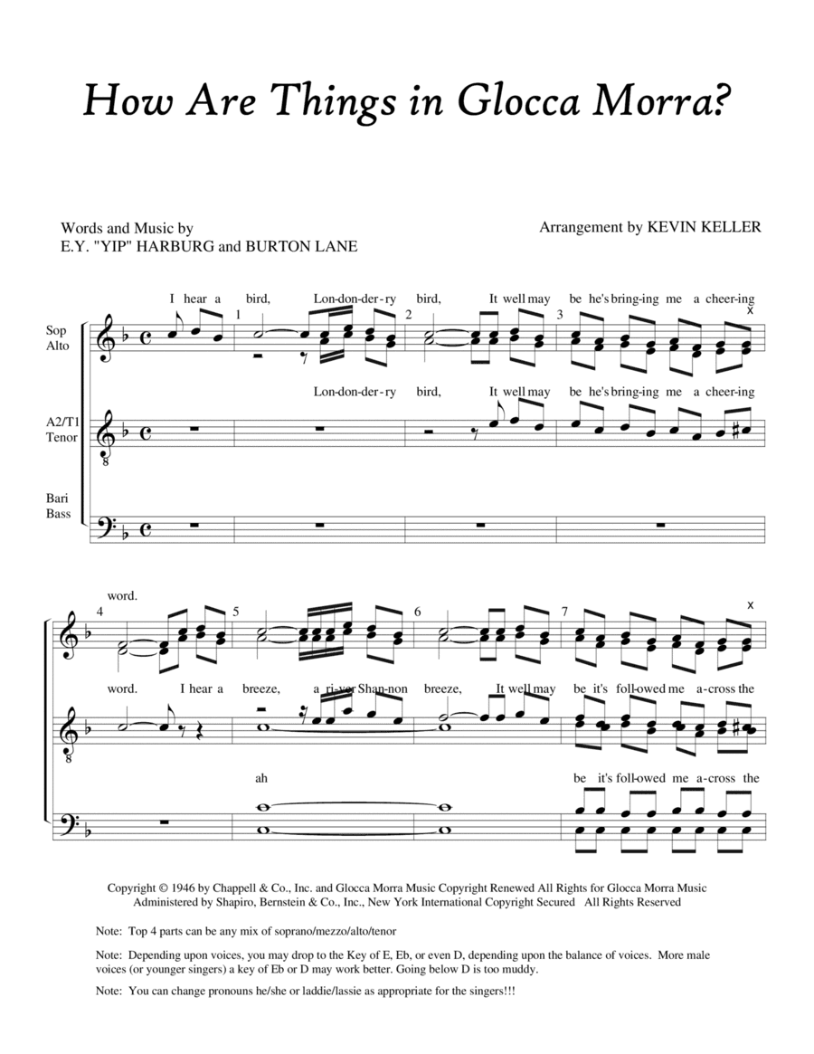 How Are Things In Glocca Morra (arr. Kevin Keller)