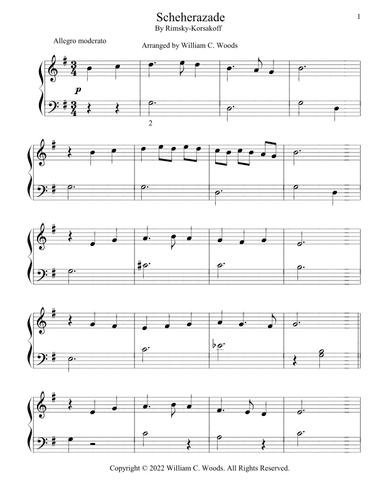 Scheherazade (arr. William C. Woods)