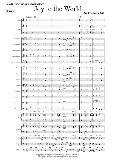 Joy to the World (arr. Andrew Will)