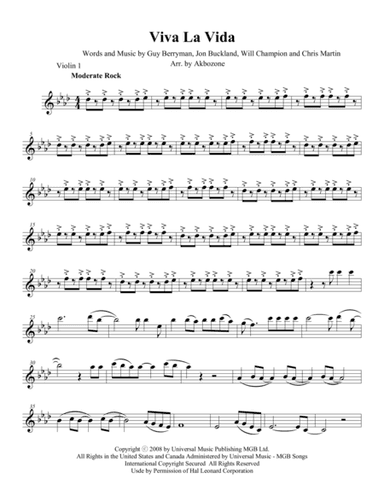 Viva La Vida (arr. John Kim)