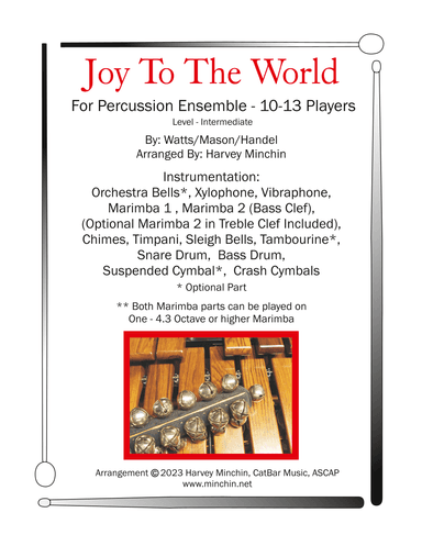 Joy To The World for Percussion Ensemble (arr. Harvey Minchin)