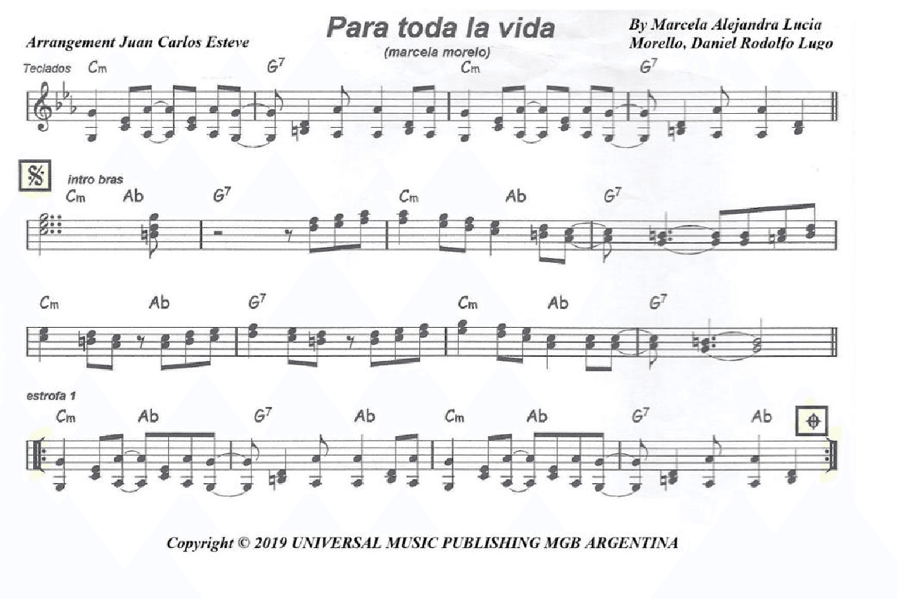 Para Toda La Vida (arr. juan carlos esteve / Gran Coda)