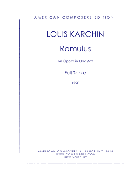 [Karchin] Romulus