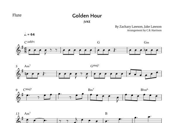Golden Hour (arr. C. B. Harrison)