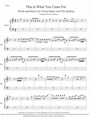 This Is What You Came For (arr. Kevin Busse)