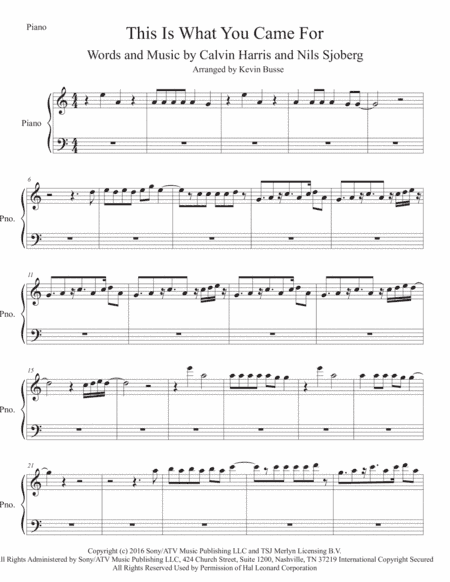 This Is What You Came For (arr. Kevin Busse)