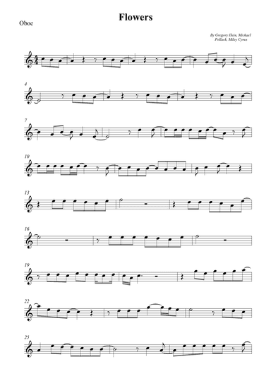 Flowers (arr. Wesley S. SIlva)