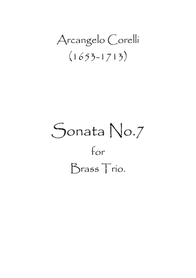 Sonata No.7 (arr. Spence Bundy)
