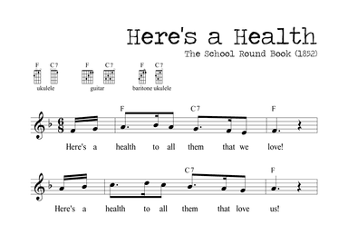 Here's a Health (Round) (arr. M. Ryan Taylor)