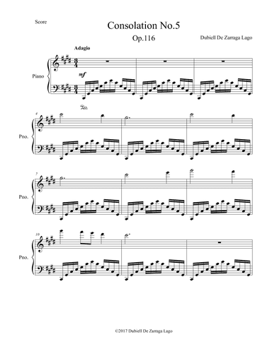 Five Consolations No.5