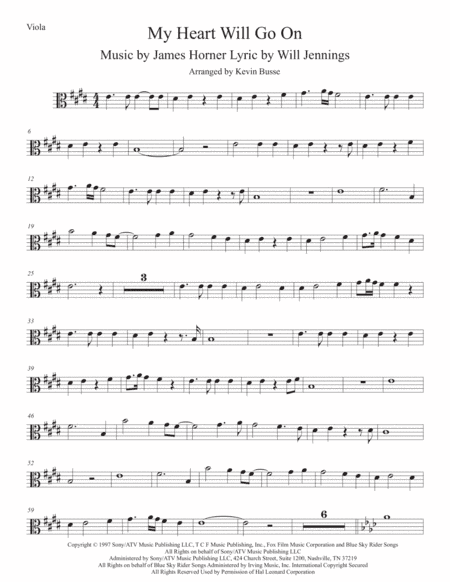 My Heart Will Go On (Love Theme from Titanic) (arr. Kevin Busse)