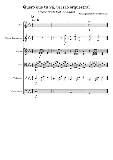 Quero Que Tu Va (international Mix) (arr. Carlos Henrique)