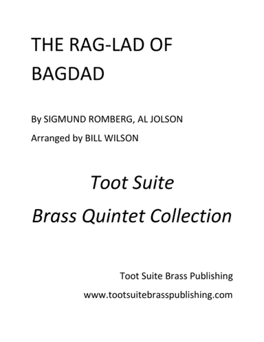 The Rag-lad of Bagdad (arr. Bill Wilson)