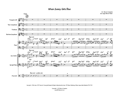 When Sunny Gets Blue (arr. Myrick Crampton)