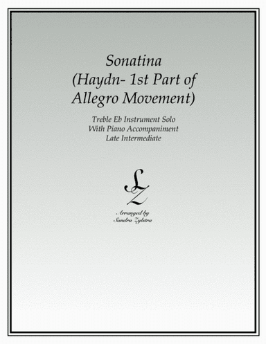 Sonatina-Haydn (treble Eb instrument solo) (arr. Sandra Zylstra)