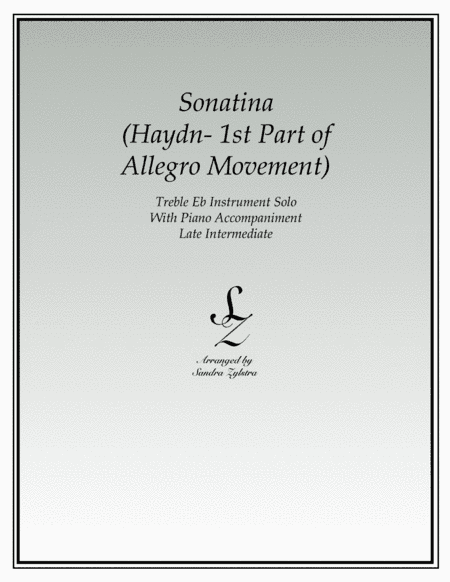 Sonatina-Haydn (treble Eb instrument solo) (arr. Sandra Zylstra)