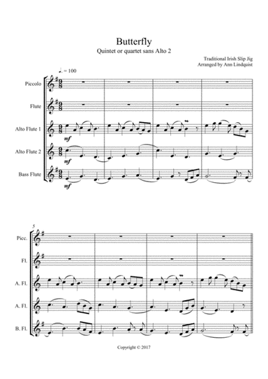 Butterfly (arr. Ann Lindquist)