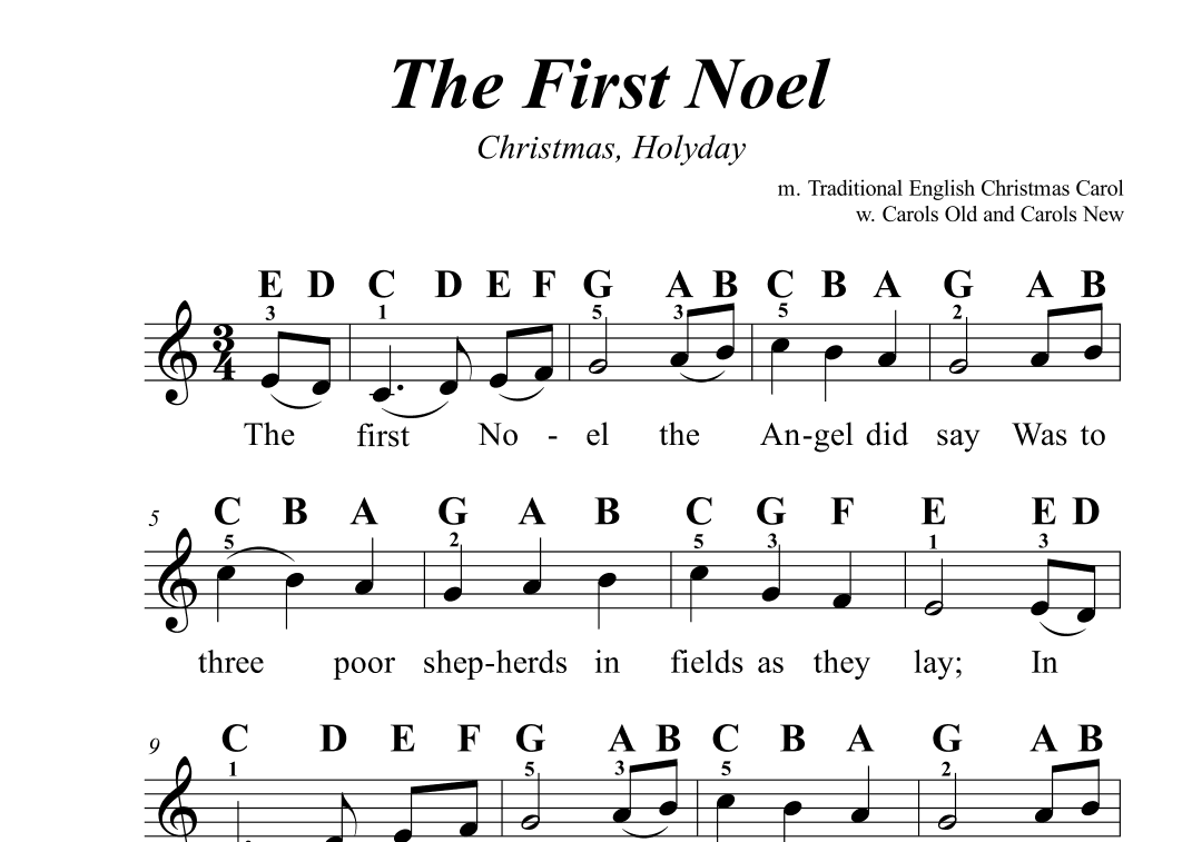 The First Noel (arr. Avgusta Udartseva)
